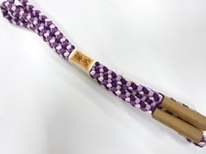 未使用品　正絹　手組帯締め
